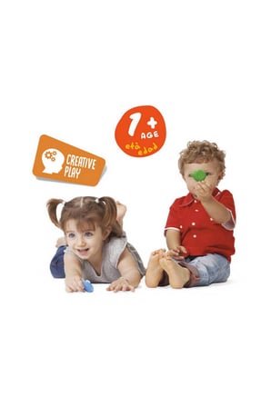 3 ADET Carioca Teddy Bebek Crayons Boya 6lı 1yaş