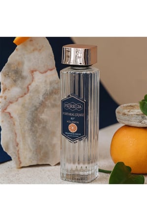 3 ADET Pereja Parfümlü Kolonya 250 ml Cam Portakal Çiçeği