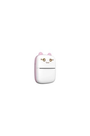 4 ADET ACTON Mini Fotoğraf Yazıcı Kablosuz Baskı Makinesi Ios Android Uyumlu Termal Printer