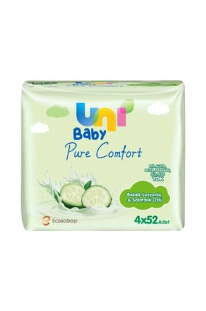 Uni Baby Pure Comfort Islak Havlu Salatalık 52x4'lü