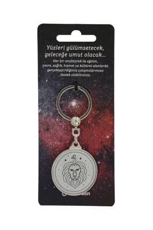 2 ADET Anahtarlık Burç Aslan