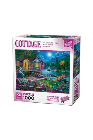 2 ADET KS Puzzle The Colors of the Night 1000 Parça