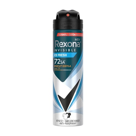 2 ADET Rexona Black & White Diamond Invisible Deodorant 150 ml