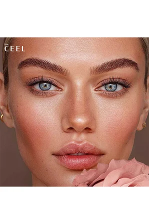2 ADET The Ceel Kaş Şekillendirici & Sabitleyici Wax E Vitamini Glycerin Hint Yağı 50 ml