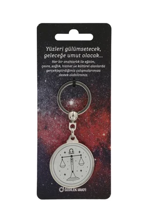 3 ADET Anahtarlık Burç Terazi