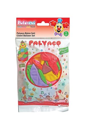 3 ADET Palyaço Balon Seti 9'lu