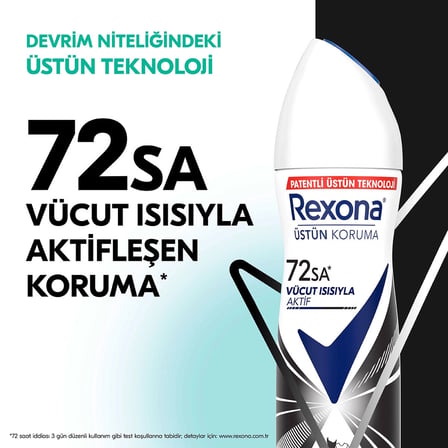 3 ADET Rexona Black & White Diamond Invisible Deodorant 150 ml