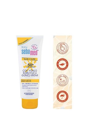 3 ADET Sebamed Güneş Kremi Bebek SPF 50+ 75 ml