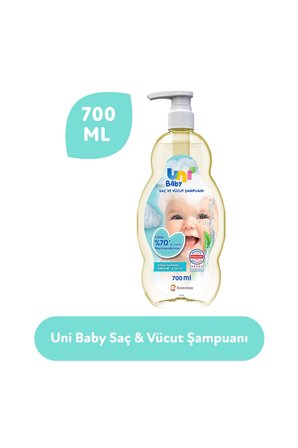 3 ADET Unibaby Klasik Şampuan 700 ml