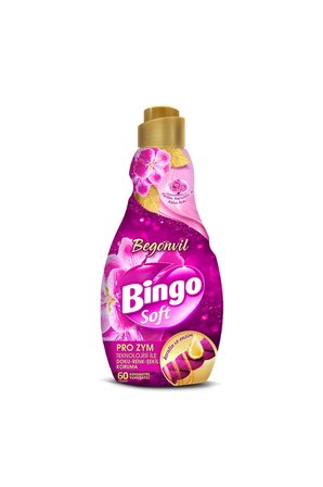 4 ADET Bingo Soft Konsantre Yumuşatıcı 1440 ml Begonvil