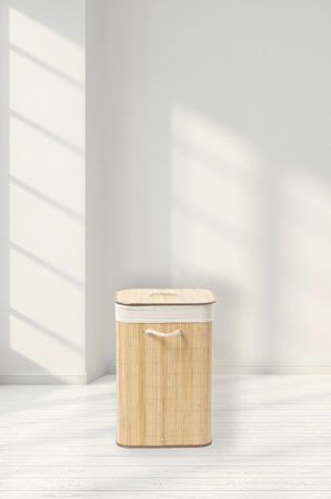 4 ADET Hometime Bambu Sepet 40x30x60 cm