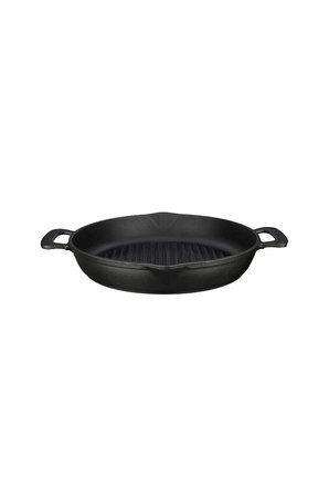 4 ADET Lava Döküm Izgara Tava Yuvarlak 32 cm