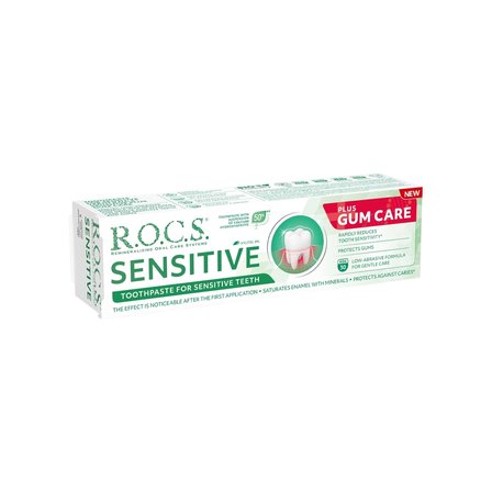 4 ADET Rocs Sensıtıve + Diş Eti Bakımı Macunu 94G 75ML