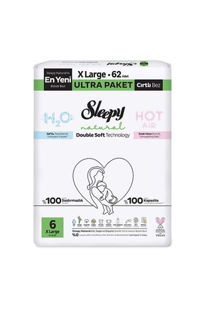4 ADET Sleepy Natural Double Soft Ultra Xl (6) 62'li