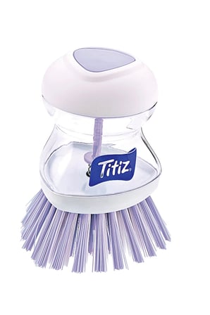 2 ADET Titiz Deterjan Hazneli Bulaşık Fırçası
