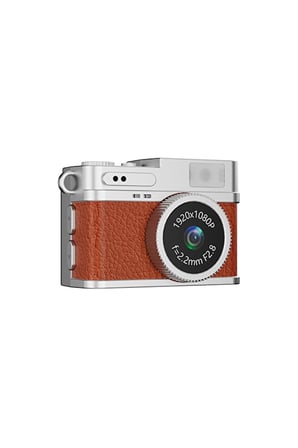 2 ADET Torima Mini Dijital Fotoğraf Makinesi Kahverengi TRM-CMR35