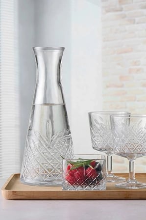 4 ADET Paşabahçe Timeless Karaf 940 cc