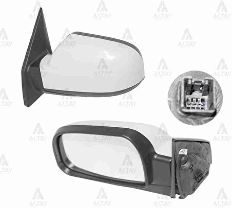 AYNA DIŞ DİKİZ TUCSON 2004-2010 ELEKTRİKLİ SOL 87610 2E510