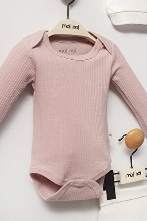 Moi Noi Şapkalı Badi Pantolon Takım MNB5346 Mürdüm