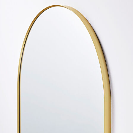 Boy aynası, altın rengi, 60x170 cm