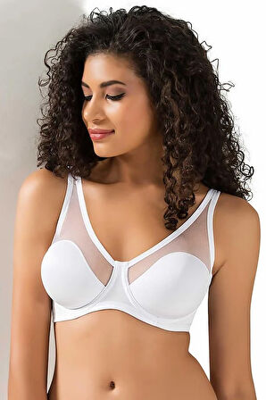 Le Jardin Tül Kaplı Soft Cup Sütyen 9200 - Ten - 100