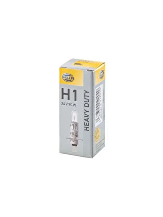 AMPUL 24V HALOJEN H1 70W  P14,5S (UZUN FAR -  SIS FARI)