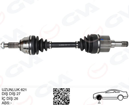 ÖN AKS KOMPLE SOL FORD MONDEO 1 -2 1.6- 1.8 - 2.0 1993-2000 96BG 3B437 AAB 1023212