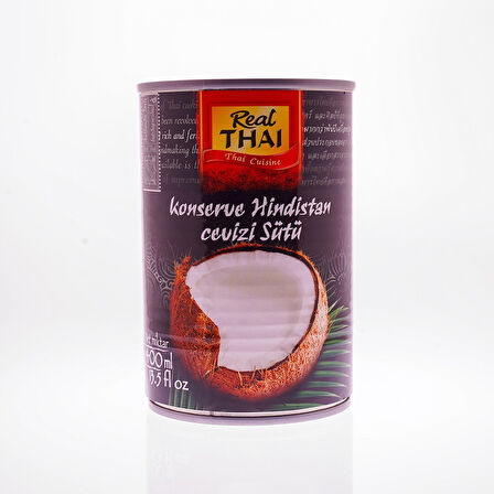 Real Thai Konserve Hi̇ndi̇stan Cevi̇zi̇ Sütü 400 Ml