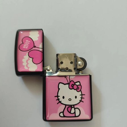 Hello Kitty1 Benzinli Metal Çakmak