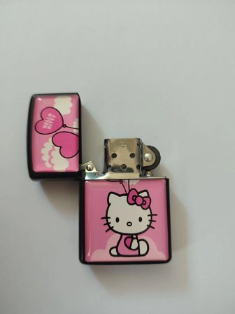 Hello Kitty1 Benzinli Metal Çakmak