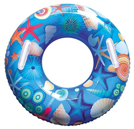 Deniz Altı Desenli Simit 90 Cm - 1809017