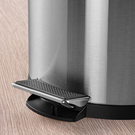 Çöp kutusu, paslanmaz çelik, 5 lt