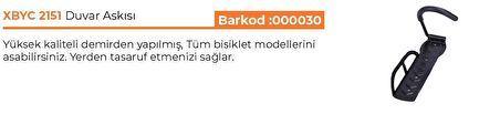 Bisiklet Duvar Askısı Aparatı HS-009 DİKEY MODEL 25 KG KAPASİTELİ