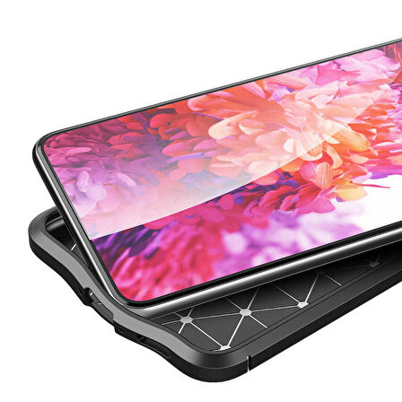 Samsung Galaxy S22 Plus ile Uyumlu Kılıf Deri Görünümlü Silikon Telefon Kılıfı Kapak