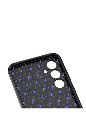Samsung Galaxy S23 FE ile Uyumlu Kılıf Deri Görünümlü Silikon Telefon Kılıfı Kapak