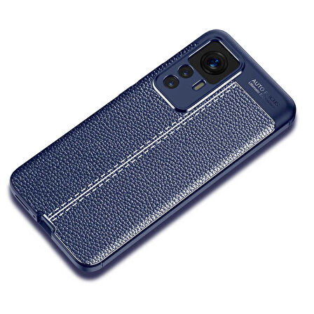 Xiaomi Mi 12T Pro ile Uyumlu Kılıf Deri Görünümlü Silikon Telefon Kılıfı Kapak