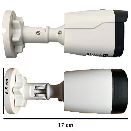 Qromax BS504W 5 Megapiksel Full HD 1920x1080 Bullet - Dome Güvenlik Kamerası Seti 6'lı