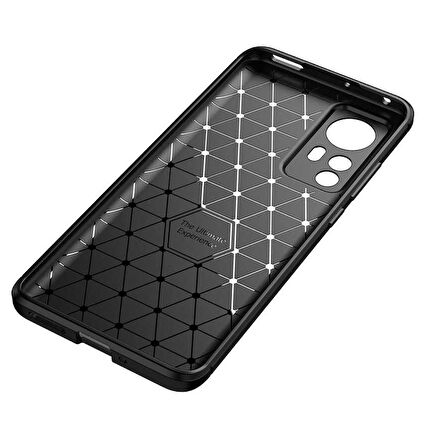 Xiaomi Mi 12 ile Uyumlu Kılıf Focus Karbon Tasarım Telefon Kılıfı Kapak