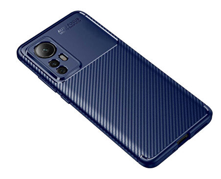 Xiaomi Mi 12 ile Uyumlu Kılıf Focus Karbon Tasarım Telefon Kılıfı Kapak