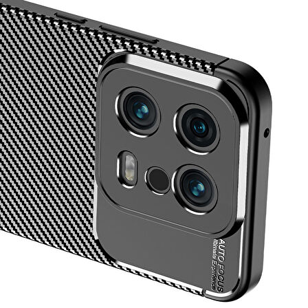 Xiaomi Mi 13 ile Uyumlu Kılıf Focus Karbon Tasarım Telefon Kılıfı Kapak