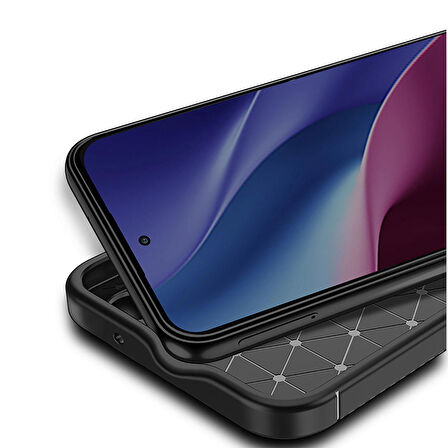 Xiaomi Mi 13 ile Uyumlu Kılıf Focus Karbon Tasarım Telefon Kılıfı Kapak