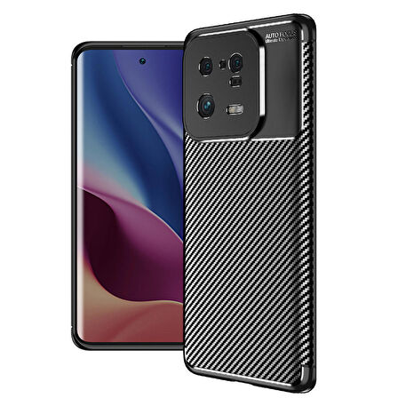 Xiaomi Mi 13 Pro ile Uyumlu Kılıf Focus Karbon Tasarım Telefon Kılıfı Kapak