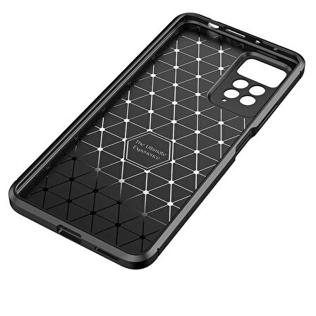 Xiaomi Redmi Note 11 Pro 5G ile Uyumlu Kılıf Focus Karbon Tasarım Telefon Kılıfı Kapak