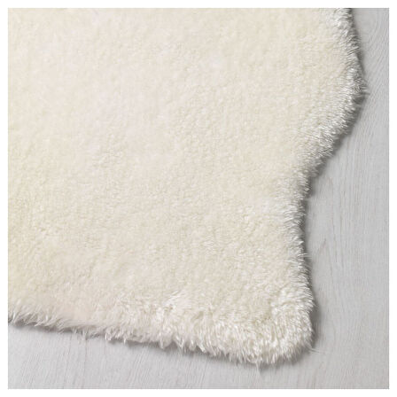 Yapay koyun postu, beyaz, 55x85 cm