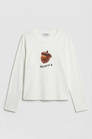 Kadın Beyaz w5 Oversize Baskılı %100 Pamuk Sweatshirt