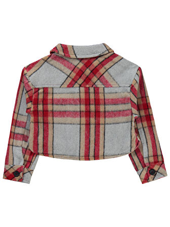 Timo Kız Çocuk Ceket 6-9 Yaş Gri