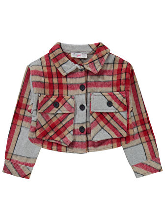 Timo Kız Çocuk Ceket 6-9 Yaş Gri