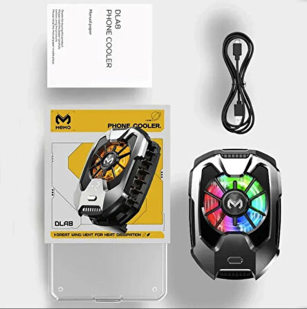 Seramik soğutmalı telefon soğutucu fan gaming oyuncu yayıncı youtuber için memo fan