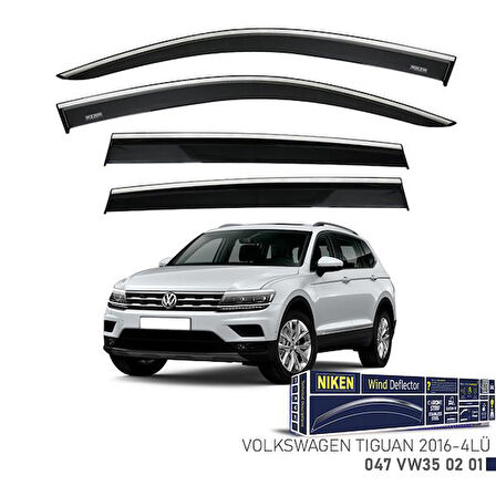 KROMLU CAM RÜZGARLIĞI VW TIGUAN 2016- 4LÜ
