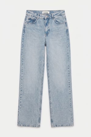 Kadın Açık Kot Doris 4s6-32 Straight Fit Yüksek Bel Denim Jean